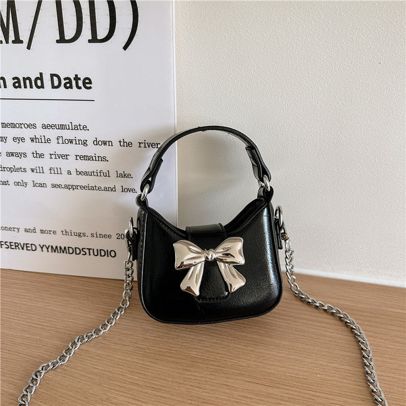 Women's Style Popular Bow Mini Hand Holding Children's Shoulder Bags