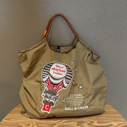 Air Balloon Embroidery Environmental Protection Cloth Bags