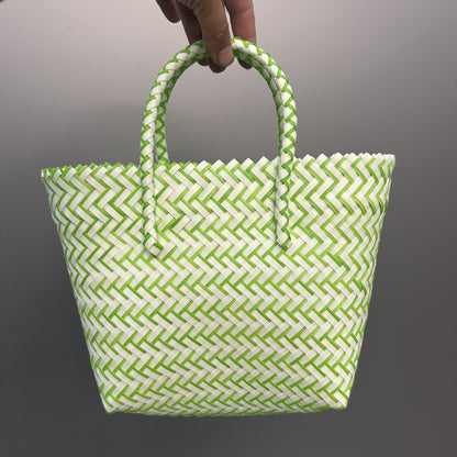 Women's Material Woven Gift Basket Festival Handbags