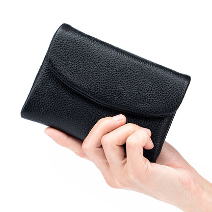 Pochette chic et douce pour femme, portefeuille grande capacité pour femme