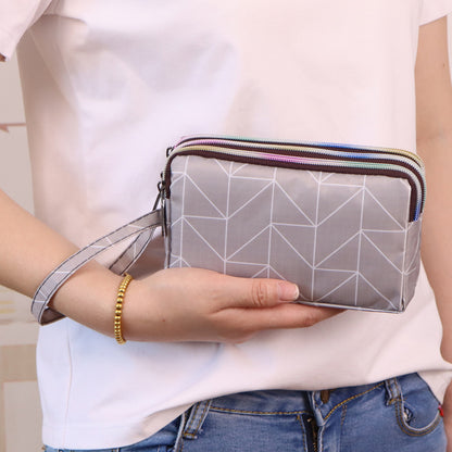 Durable Women's Long Clutch Fabric Zip Handbags