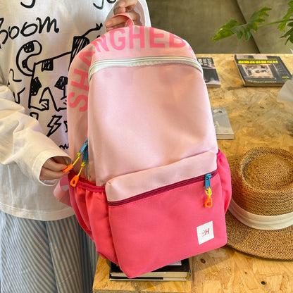 Sacs d'école de style coréen pour hommes, jolis sacs d'école de couleur contrastée pour étudiants de l'école primaire