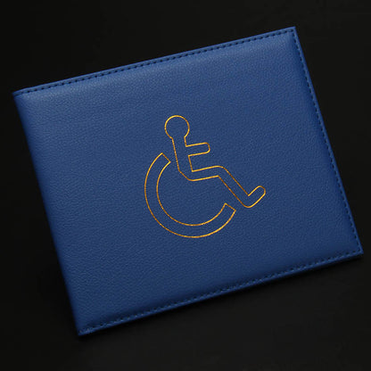 British Disability Permit Parking Protection Leather Card Holder