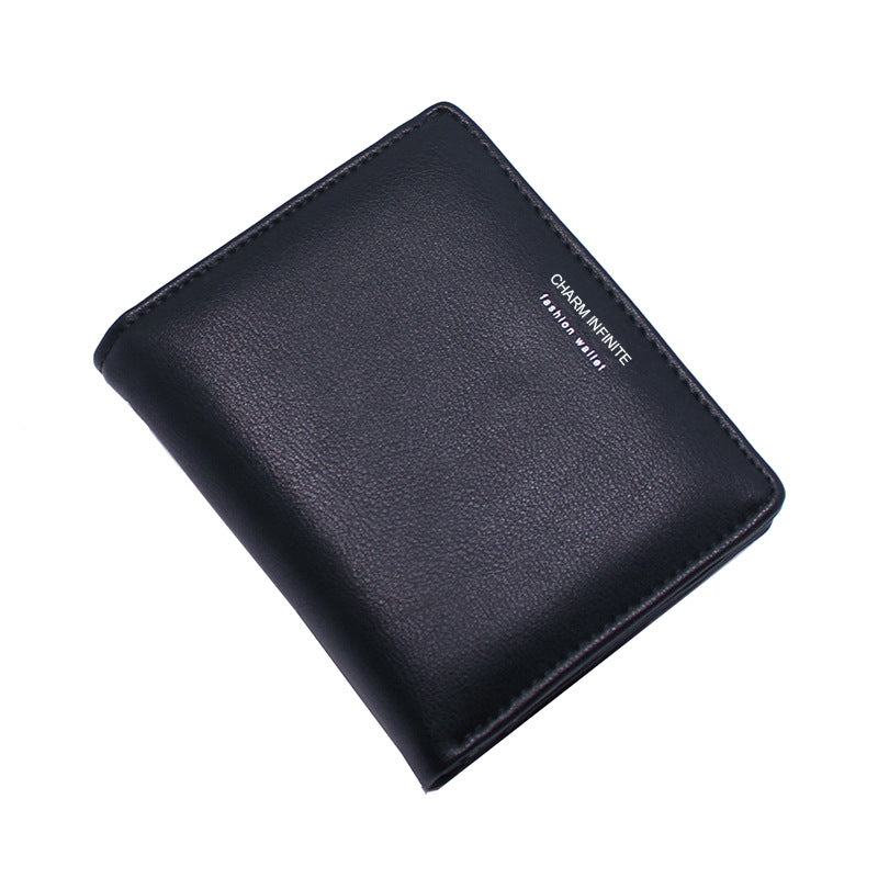 Women's Letter Thin Two-fold Korean Multiple Slots Ladies Wallets