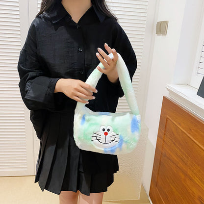 Children's Cartoon Cute Prize Claw Doll Fabric Children's Shoulder Bags