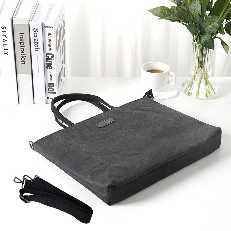 Washed Kraft Paper Sleeve Suitable For Laptop Bags