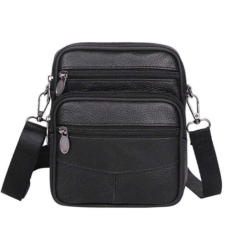 Men's Leather Packet First Layer Cowhide Cell Men's Messenger Bags