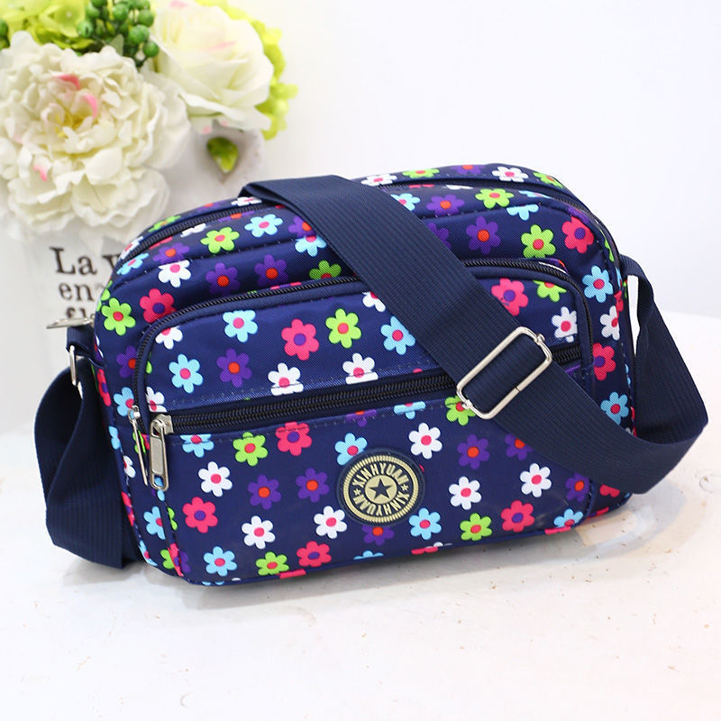 Women's Oxford Cloth Mother Flower Canvas Stall Bags