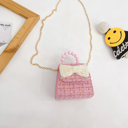 Style Chain Small Square Cartoon Bunny Children's Shoulder Bags