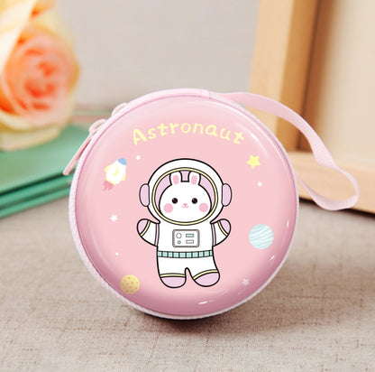 Astronaut Small Change Storage Headset Cable Coin Purses