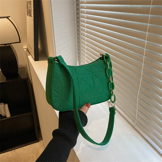 Women's Autumn Fashion Trendy Simple Retro Underarm Shoulder Bags