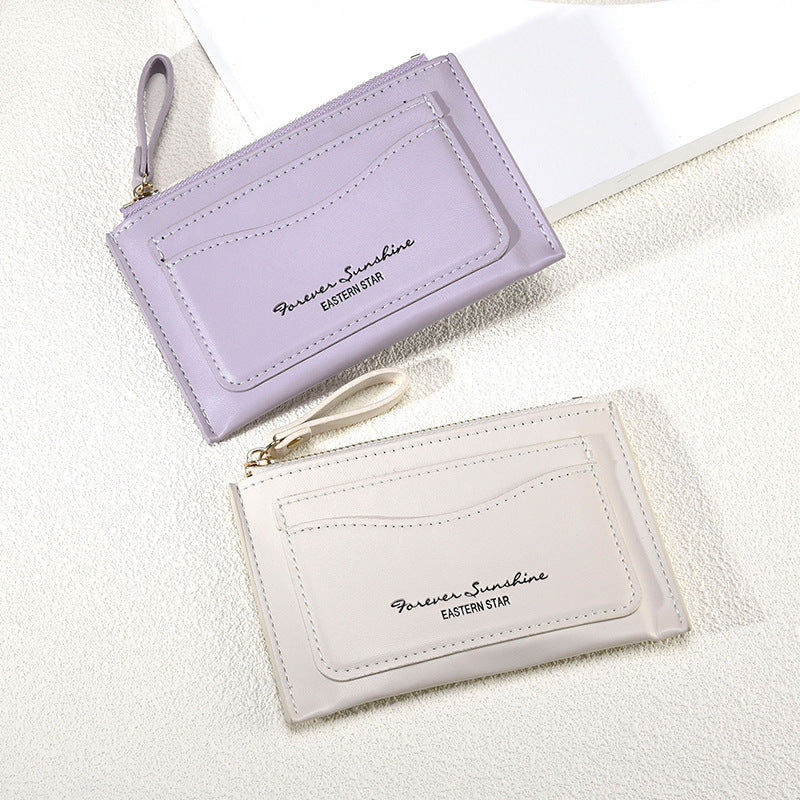 Women's Classic Korean Short Thin Simple Ladies Wallets