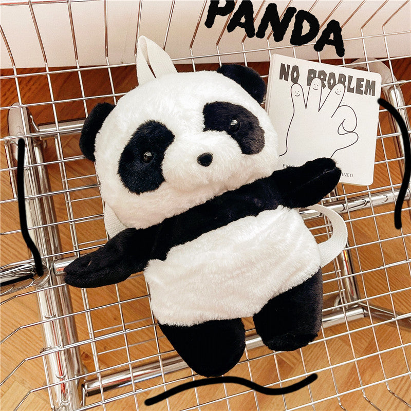 Panda Plush Cute Soft Figurine Doll Backpacks