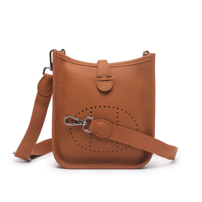 Women's Calfskin Mini Fashion Unique Hollow For Crossbody Bags