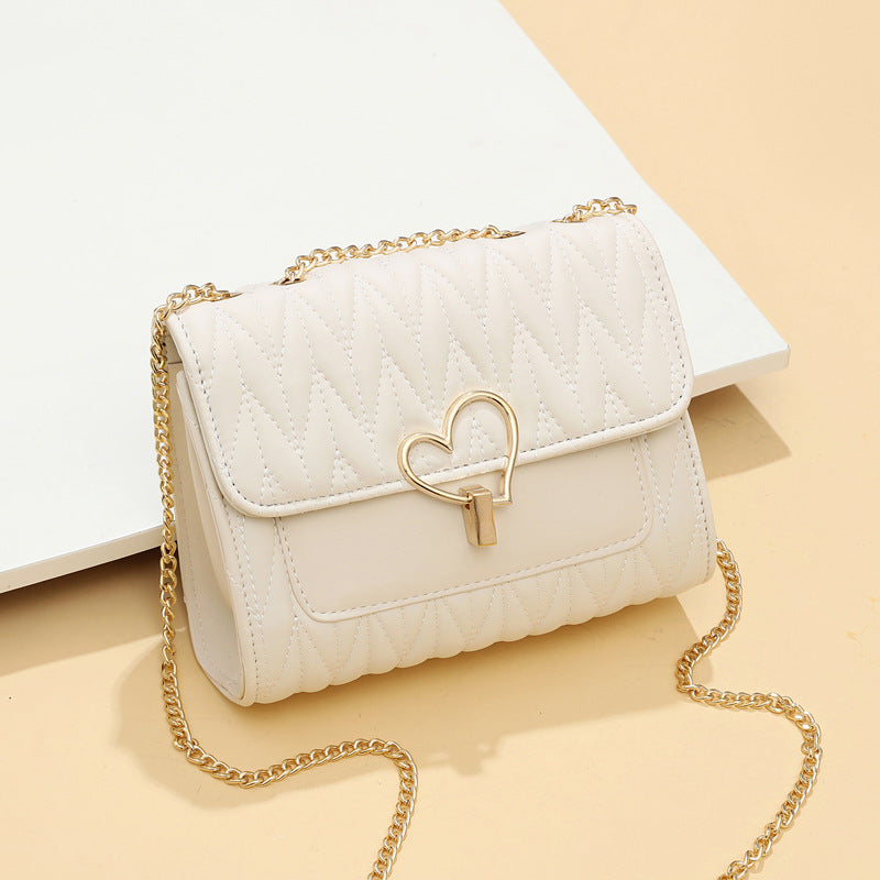 Women's Stylish Tide Summer White Chain Bags