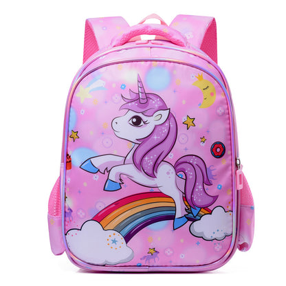 Sacs d'école portables pour enfants, motif licorne de dessin animé mignon, pour la maternelle