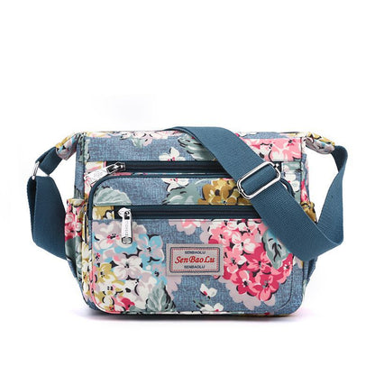 Women's Nylon Printed Mother Outdoors Commute Crossbody Bags