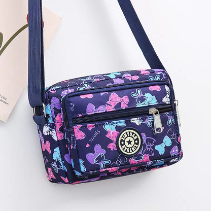 Flower Cloth Mummy Waterproof Oxford Hair Crossbody Bags