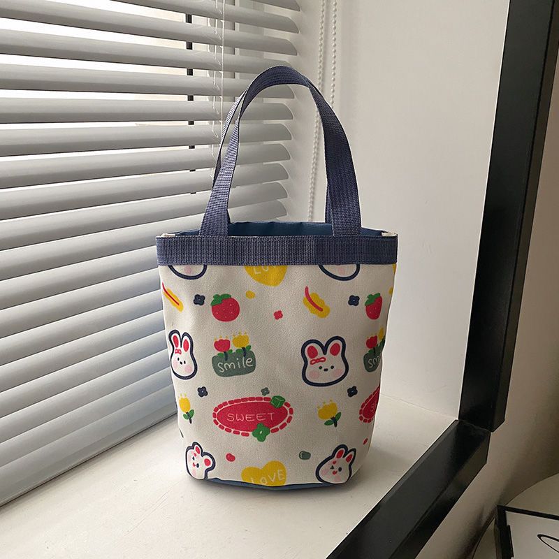 Children's Portable Korean Style Heart Mummy Lunch Bags