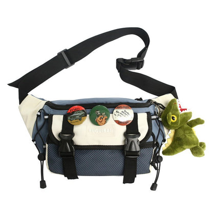 Men's Trendy Cartoon Style Couple Street Female Waist Packs