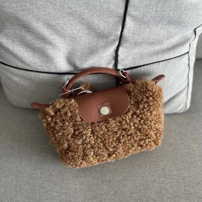 Women's Cowhide Dumpling Portable Genuine Leather Cute Crossbody Bags