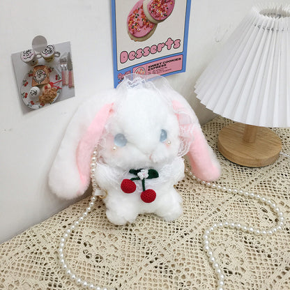 Lolita Rabbit Pattern Doll Plush Cartoon Shoulder Bags