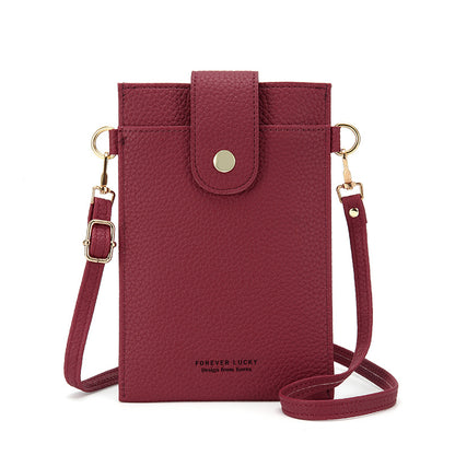 Women's Cell Solid Color Summer Fashion Simple Phone Bags