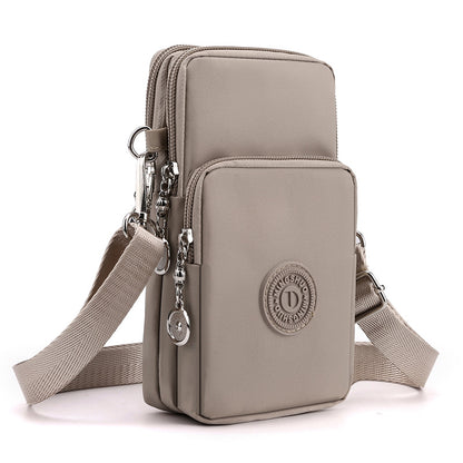 Mobile Female Oxford Cloth Vertical Mini Phone Bags