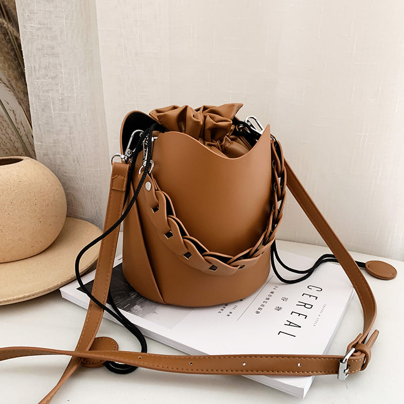 Women's Trendy French Design Fashionable Retro Bucket Bags