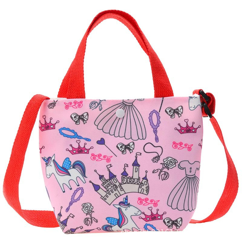 Sacs à bandoulière en toile pour enfants, motif dessin animé coréen, mignon, imprimé, pour garçons