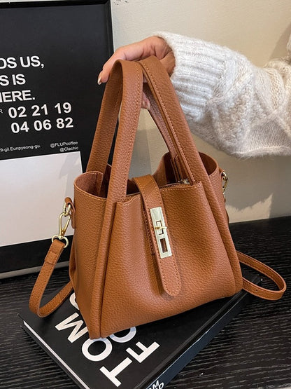 Women's Popular Autumn Versatile Retro Textured Shoulder Bags