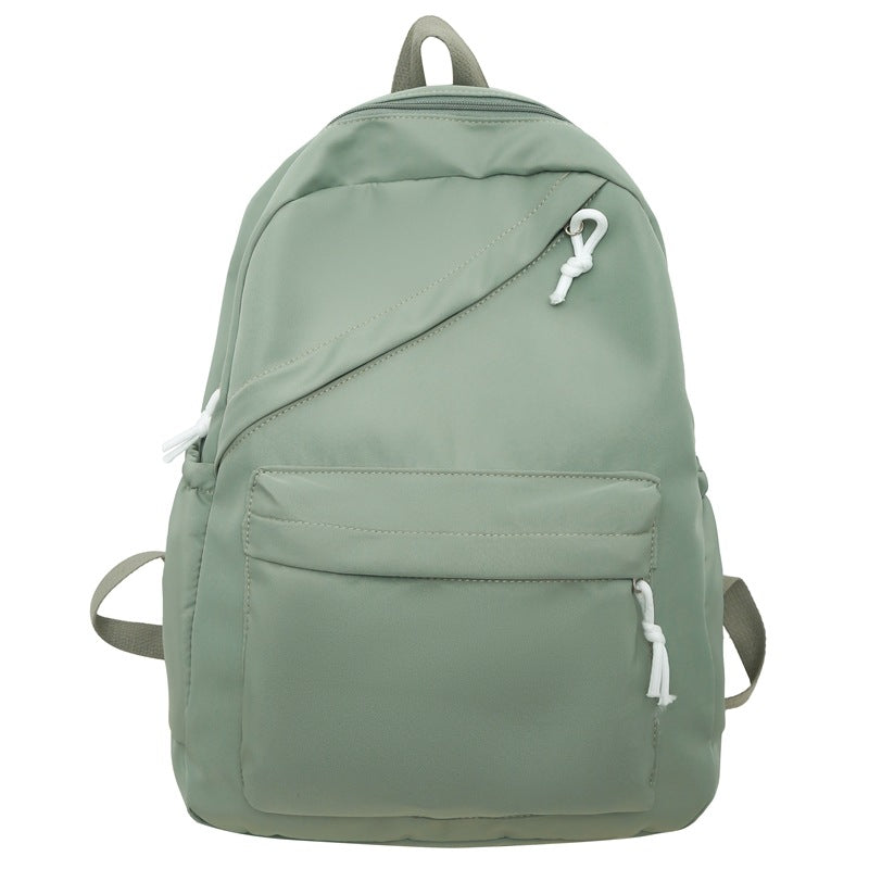 Capacity Fashionable Korean Style Solid Color Backpacks