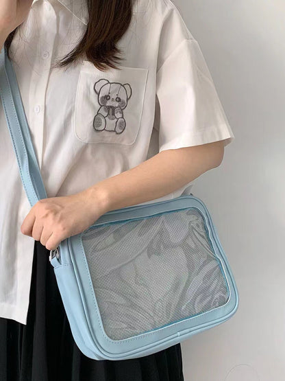 Show Cartoon Uniform Style Bar Rice Crossbody Bags