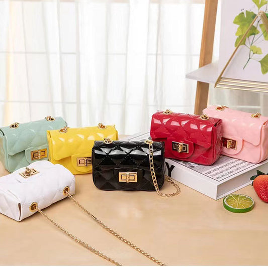 Fashion Children's Gel Niche Mini Chain Crossbody Bags