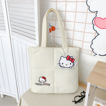 Rabbit Down Cloth Large Capacity Good-looking Handbags