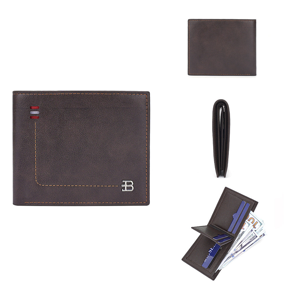 Men's New Stylish Charming Trendy Short Men's Wallets