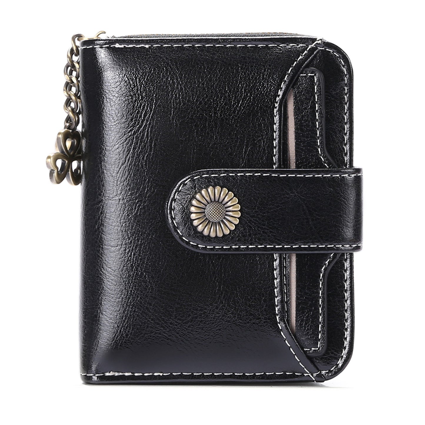 Women's Leather Female Short Korean Mini License Ladies Wallets