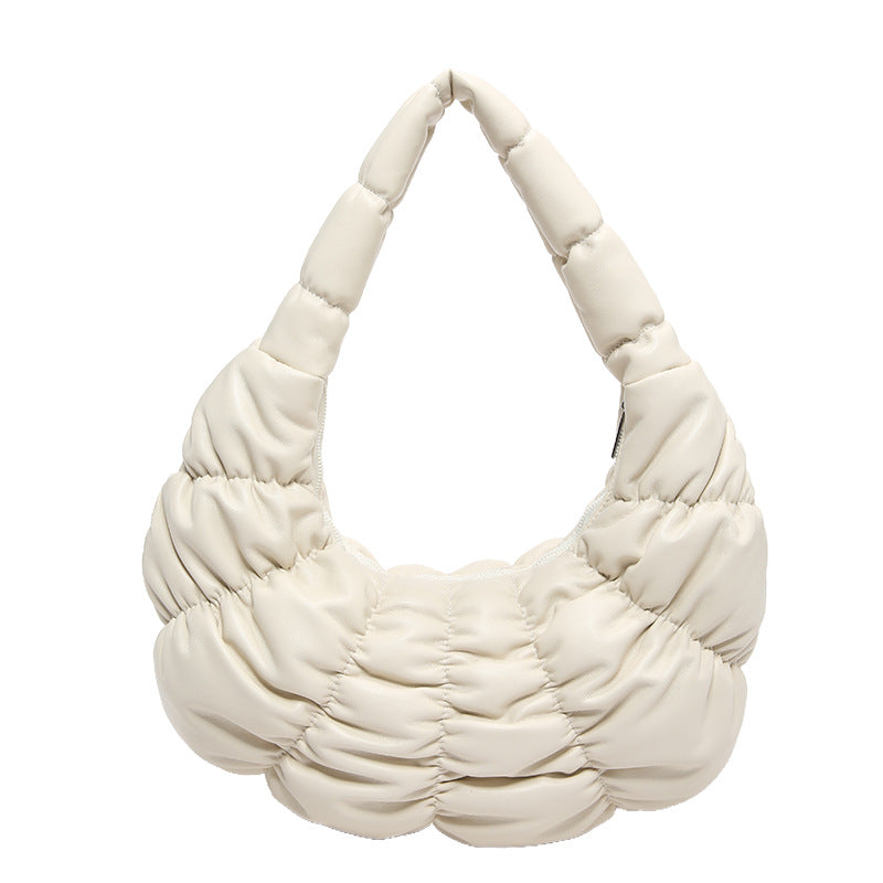 Underarm Pleated Cloud Fashion Ode Dumpling Bags