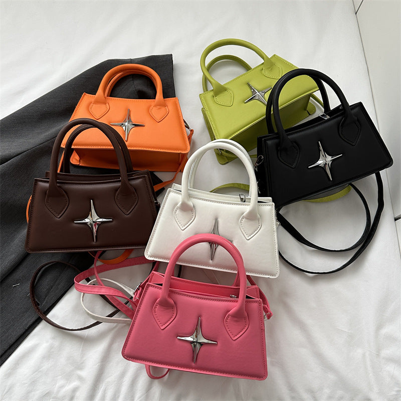 Minority Simple Candy Color Underarm Western Handbags