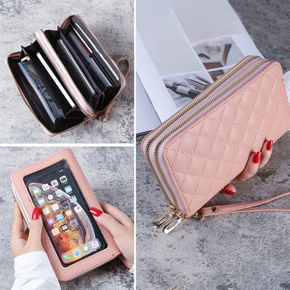 Women's Clutch Fashion Large Capacity Soft Leather Ladies Wallets