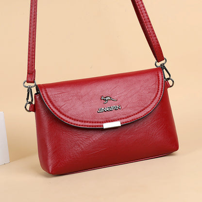 Women's High-grade Temperament Pouches Solid Color Crossbody Bags