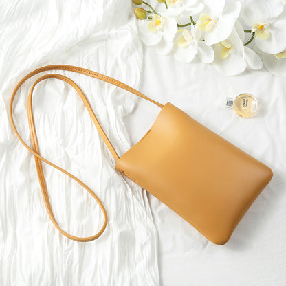 Women's Vertical Mobile Fashionable Simple Soft Phone Bags