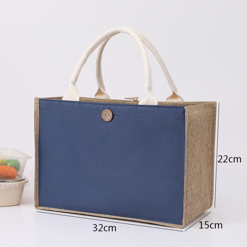 Blank Canvas Painting Jute Tote Cotton Handbags