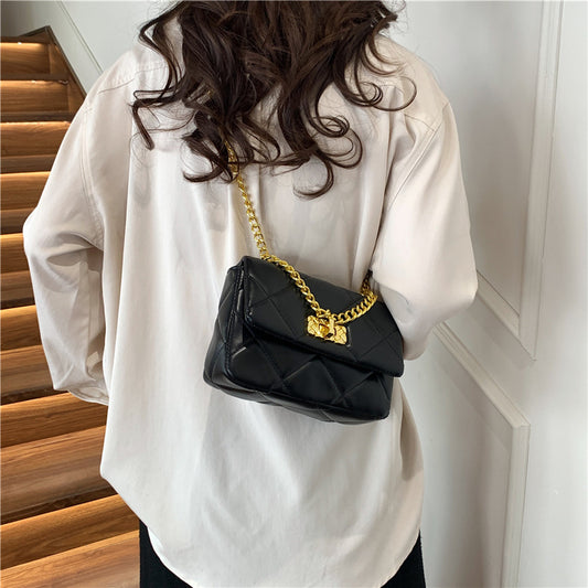 Women's Rhombic Chain Embroidery Thread Fashion Today Bags