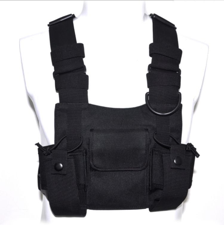 Fashion Vest Personality Interphone Street Combat Waist Packs