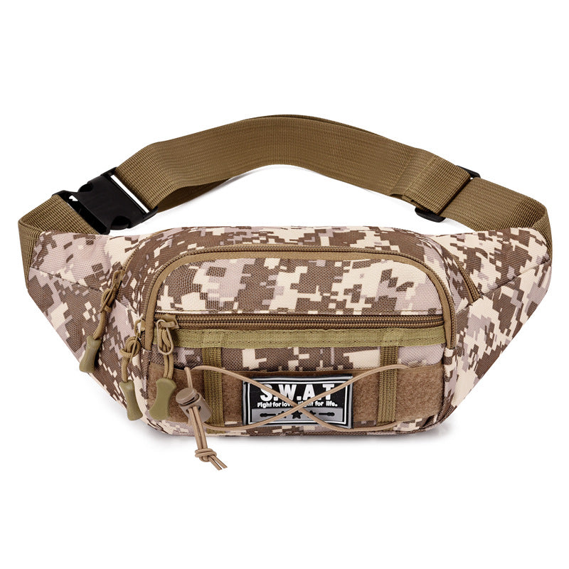 Men's Waterproof Large Capacity Fishing Hiking Camouflage Men's Waist Packs