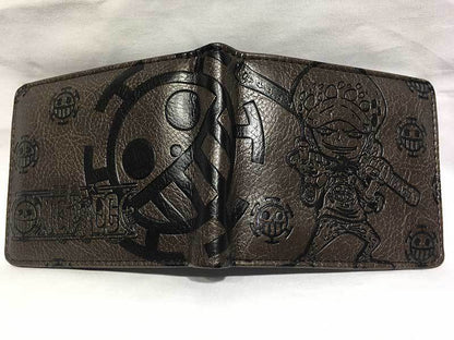 Anime One Piece Peripheral Skull Embossed Ladies Wallets