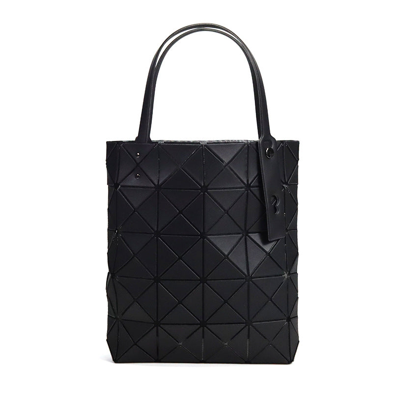 Women's Box Geometric Triangle Hand Holding Handbags