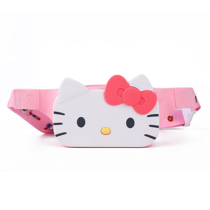 Sacs banane pour enfants Hello Kitty en silicone avec mélodie de dessin animé autorisés