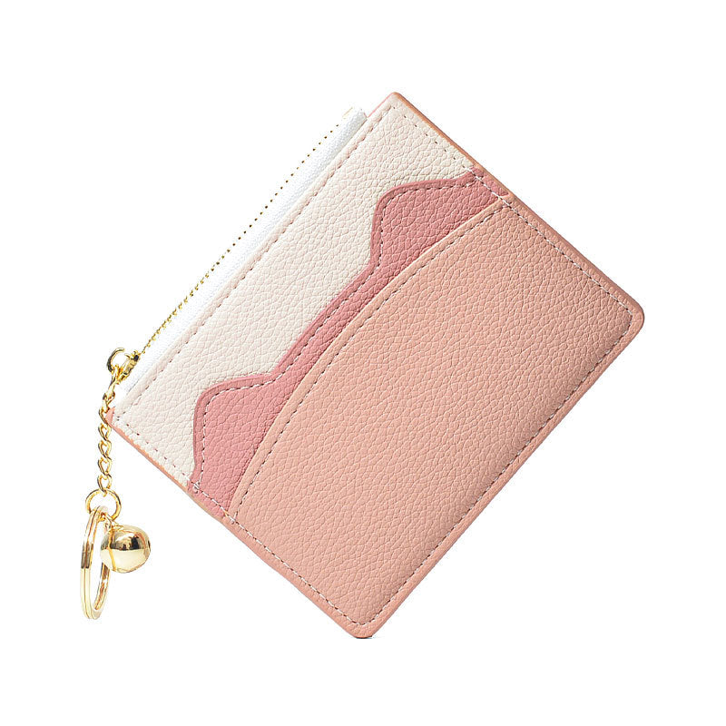 Women's Contrast Color Cute Good-looking Mini Ladies Wallets